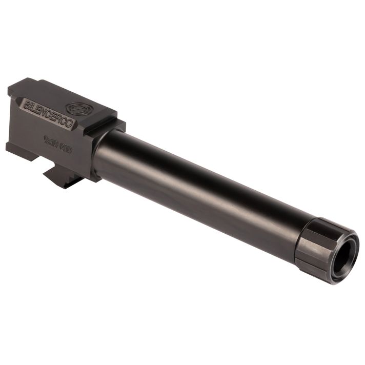 SilencerCo AC5369 Threaded Barrel9mm Luger Fits Sig P365XL Black Nitride Stainless Steel Threaded Barrel