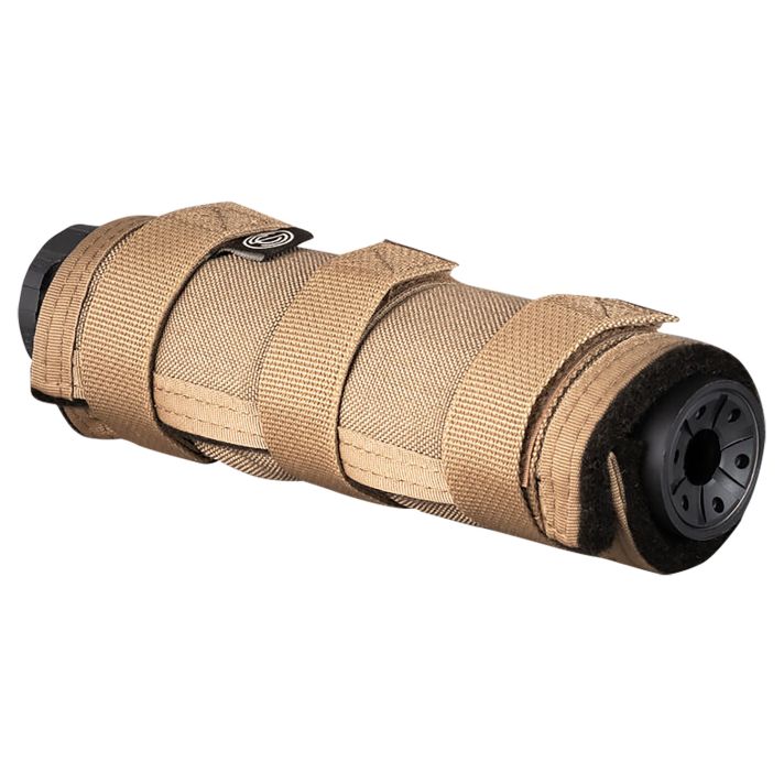 SilencerCo AC1985 High Temp Suppressor Cover 6" FDE Nylon