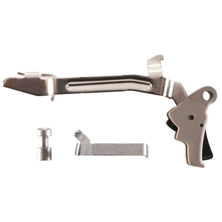Apex Tactical 102P145 Action EnhancementSlim Flat Dark Earth Drop-In Compatible w/Glock Gen3-4 17/19/22-27/31/32/33/34/35