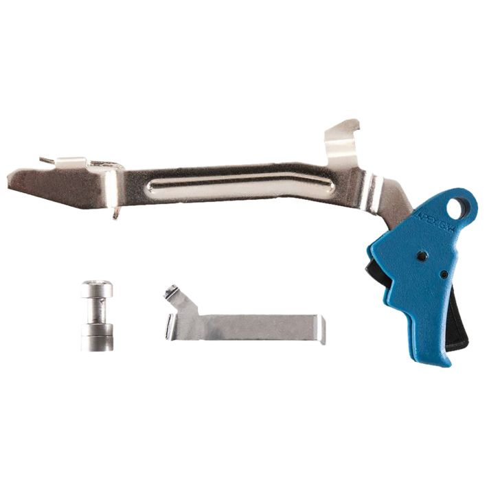 Apex Tactical 102P175 Action EnhancementSlim Blue Drop-In Compatible w/Glock Gen3-4 17/19/22-27/31/32/33/34/35