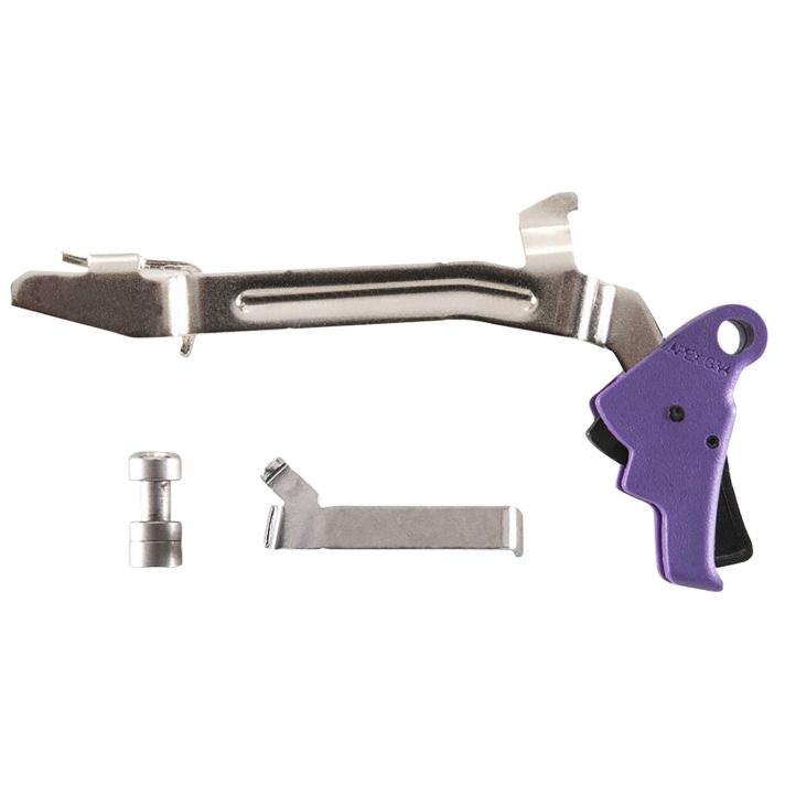 Apex Tactical 102P165 Action EnhancementSlim Purple Drop-In Compatible w/Glock Gen3-4 17/19/22-27/31/32/33/34/35