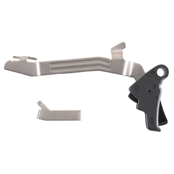 Apex Tactical 102P117BLK Action EnhancementSlim Black Drop-In Compatible w/Glock 43/43X/48