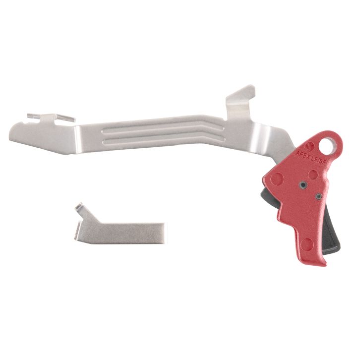 Apex Tactical 102P117RED Action EnhancementSlim Red Drop-In Compatible w/Glock 43/43X/48