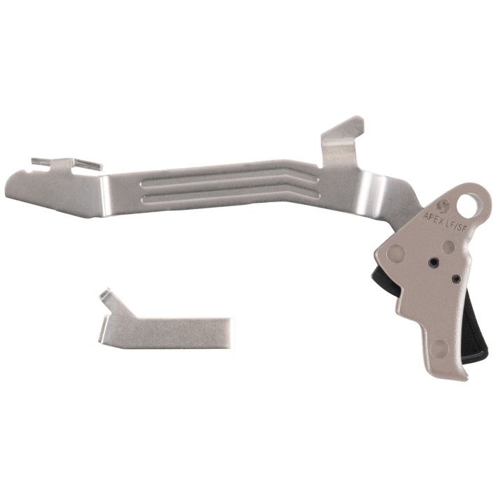 Apex Tactical 102P117FDE Action EnhancementSlim Flat Dark Earth Drop-In, Compatible w/Glock 43/43X/48