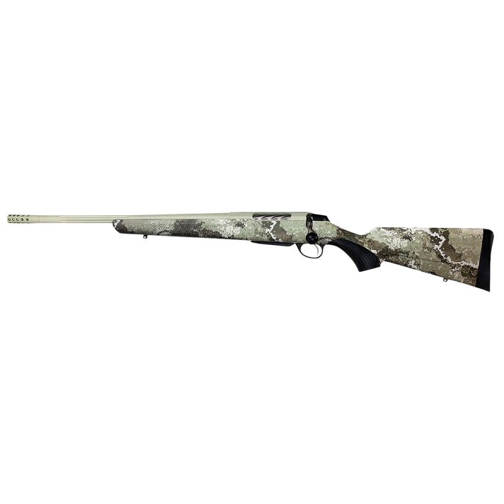 Tikka JRTXVA418 T3x Lite 270 Win 3+1 22.40" Fluted/Threaded, Desert Verde Cerakote Barrel/Rec, Veil Alpine Synthetic Stock, Interchangeable Grip, Muzzle Brake Left Hand