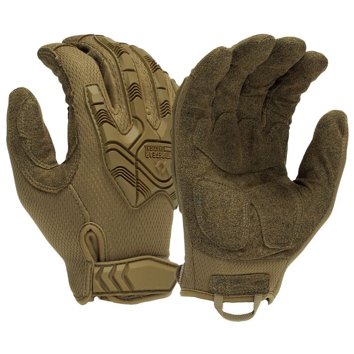 Pyramex VGTG40TX2 Impact Operator Heavy-Duty Brown Synthetic Leather XXL Hook & Loop