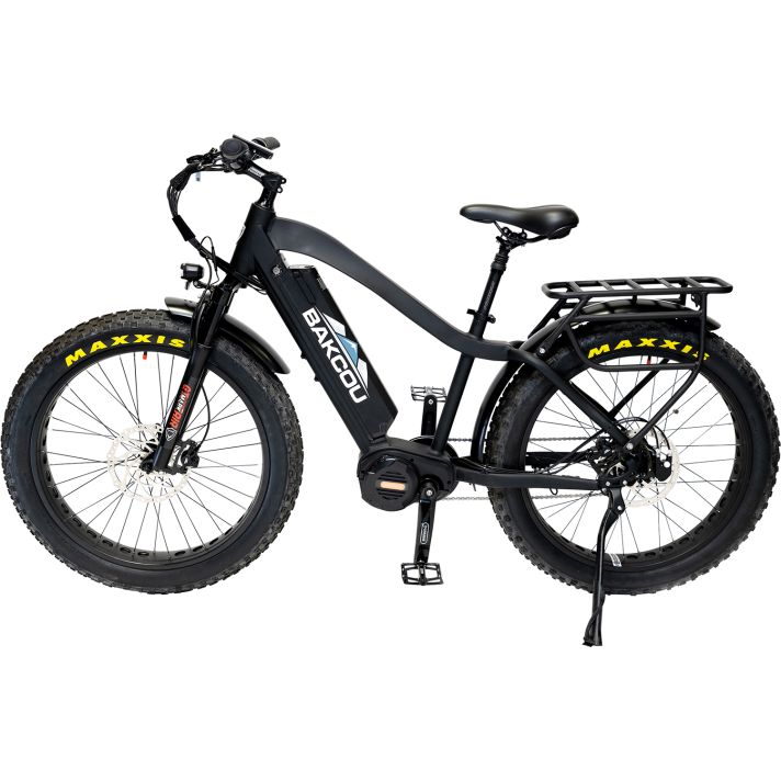 Bakcou E-bikes B-MJ-B-B25 Mule Jager Matte Black 18" w/Stand Over Height of 29.50" Frame, Rohloff E-14 (500/14) Speed Hub Bafang M620 Ultra Motor, 35+ mph Speed