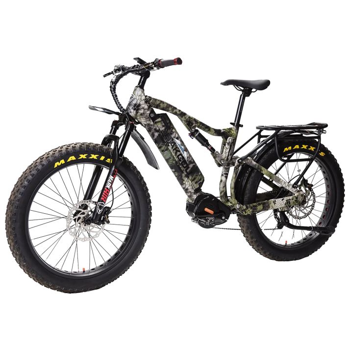 Bakcou E-bikes B-S19-KRY-B25 Storm 25 Large Kryptek Altitude 19" w/Stand Over Height of 30.50" Frame, Sram 9sp, 40t Front & Sram 11-34t Rear Cassette Bafang M620 Ultra Motor