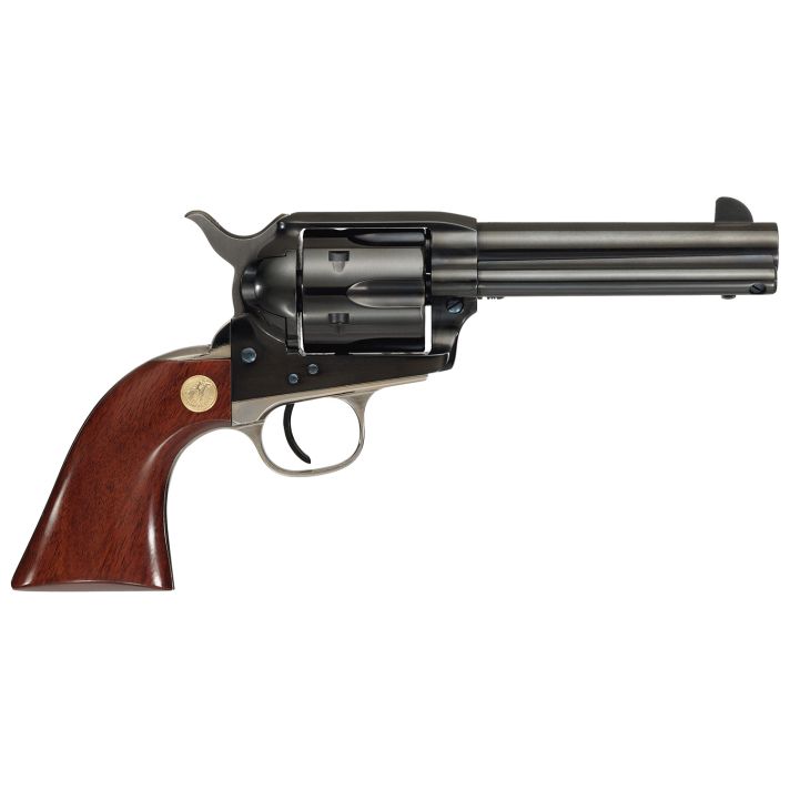 Cimarron MP400B1401 Pistoleer357 Mag 6 Shot 4.75" Blued Rifled Steel Barrel & Cylinder, Blued Steel Frame w/Nickel Backstrap & Triggerguard, Walnut Grip, Exposed Hammer