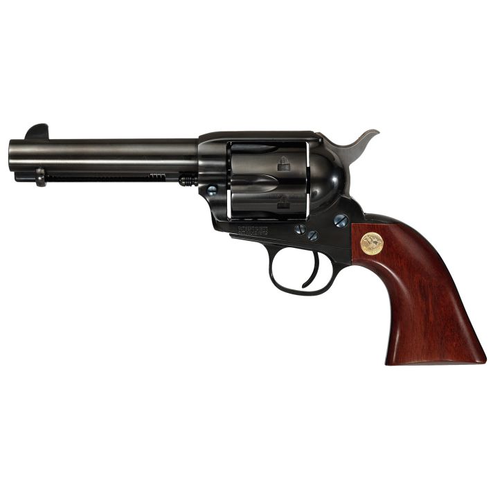 Cimarron MP400B1402 Pistoleer357 Mag 6 Shot, 4.75" Blued Rifled Steel Barrel, Cylinder, Backstrap & Frame, Walnut Grip