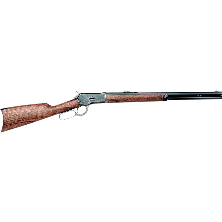Cimarron AS621 1892 Short 357 Mag/38Special 10+1 20" Blued Round Barrel, Color Case Hardened Receiver, Walnut Furniture