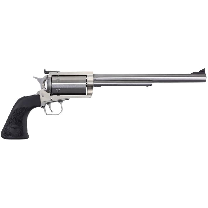 Magnum Research BFR360 BFRExtra Large Frame 360 Buckhammer 6 Shot, 10" Stainless Steel Barrel, Cylinder & Frame, Black Rubber Grips, Exposed Hammer
