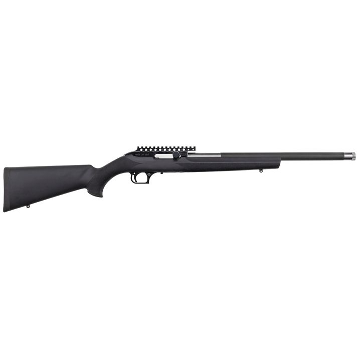 Magnum Research SBA17HMH Magnum Lite17 HMR 19" Black Steel Threaded Barrel, Black Fixed Hogue OverMolded Stock