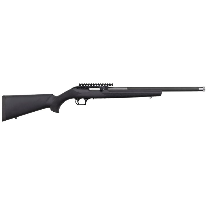 Magnum Research SBA22WMH Magnum Lite22 WMR 9+1 19" Black Threaded Barrel, Black Anodized Picatinny Rail Aluminum Receiver, Black Polymer Hogue OverMolded Stock