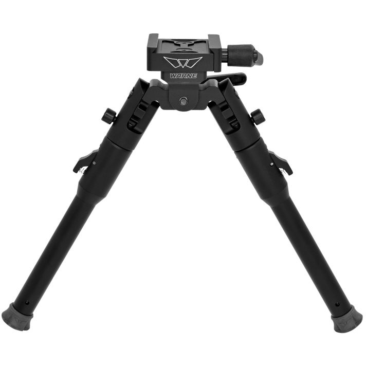 Warne 7912M Lite Bipod Skyline Matte Black 6.5"-11.15", Aluminum, ARCA