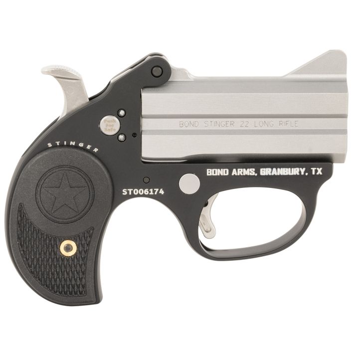 Bond Arms BASL Stinger22 LR 2rd, 3" Double Stainless Steel Barrel