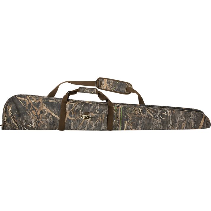 Drake Waterfowl DA4100022 HND Shotgun Case Exterior Choke Tube Pocket, Carry Handles/Adj. Strap, Hanging D-Ring