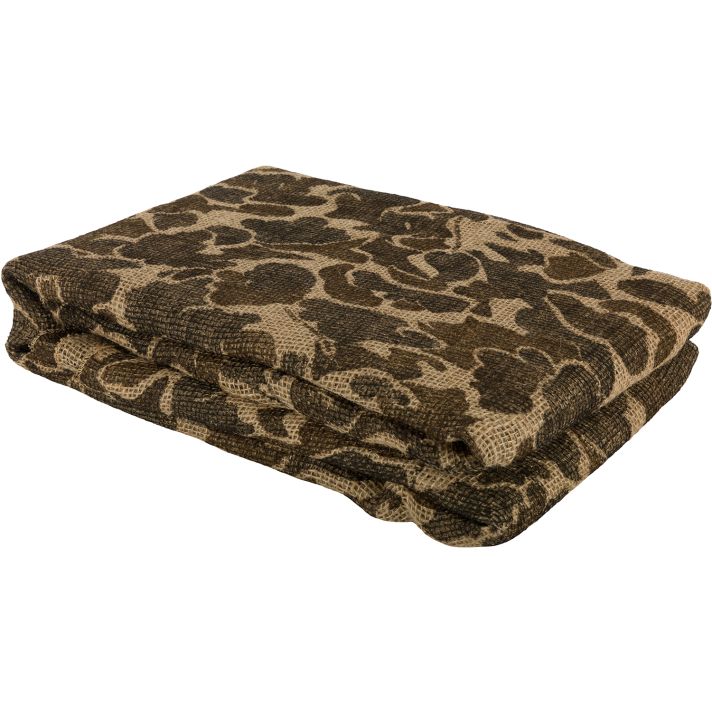 Drake Waterfowl DA1200016 Burlap BlanketOld School Camo Burlap 4'x 12'