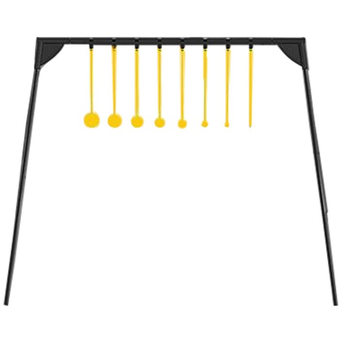 Caldwell 4002310 Challenge Target Rimfire KYL Black/Yellow AR500 Steel Standing Includes 8 Targets
