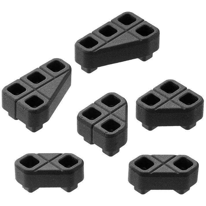 Magpul MAG1366-BLK DAKA Block Kit Angled, Includes 45 Degree Blocks (2), 45/90 Degree Blocks (2) & 30/60 Degree Blocks (2), Black Polypropylene, Fits Magpul DAKA Cases/Organizer Systems