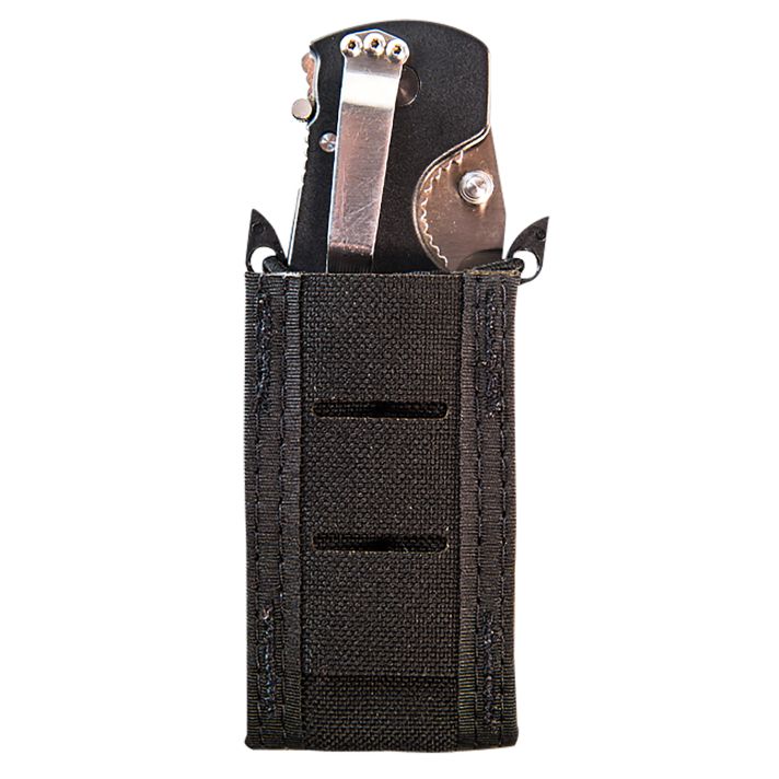 High Speed Gear 41PT00BK TACO Duty Single Pistol Mag, Black Nylon with MOLLE Exterior, Fits MOLLE & 2" Belt