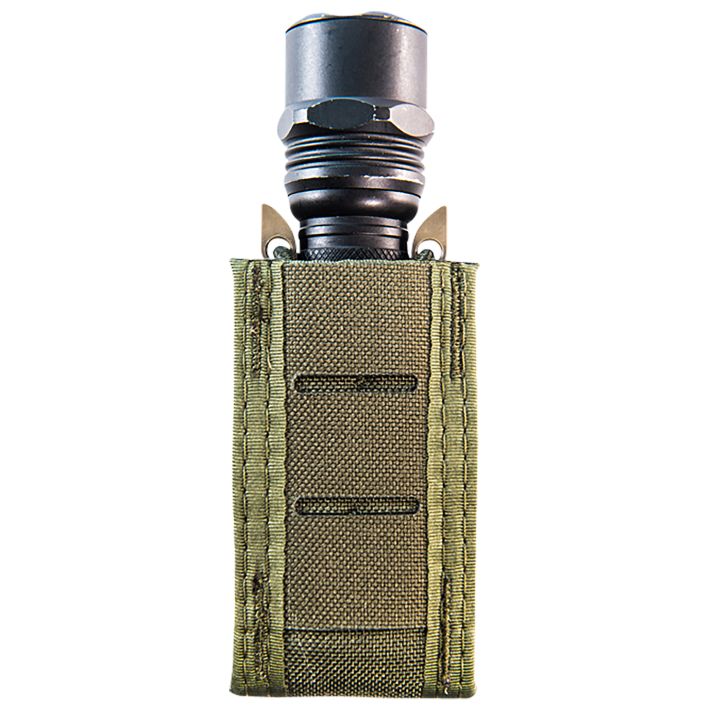 High Speed Gear 41PT00OD TACO Duty Single Pistol Mag, OD Green Nylon with MOLLE Exterior, Fits MOLLE & 2" Belt