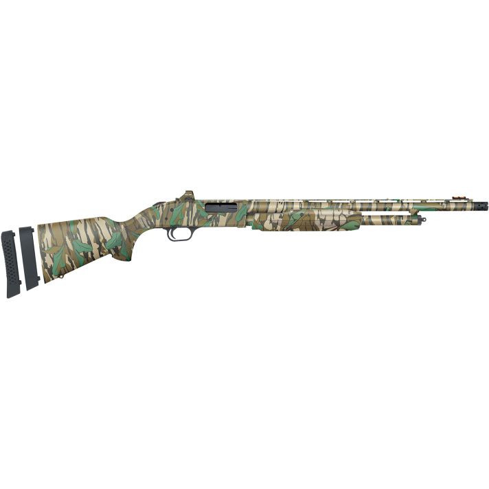 Mossberg 54684 500 Super Bantam Turkey 20 Gauge 5+1 3" 20", Mossy Oak Green Leaf, Optic Cut Rec, Synthetic Stock with Adj. Shims, XF Turkey Choke, Includes Holosun Red Dot