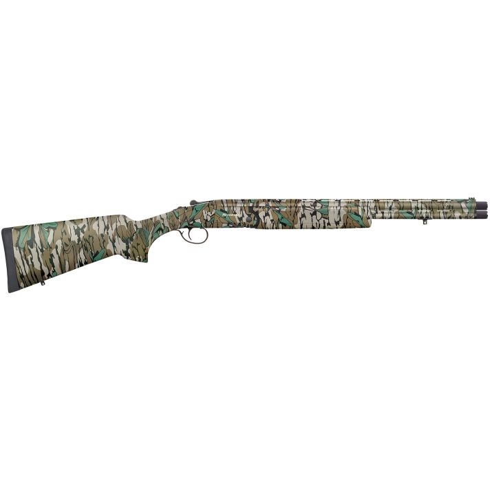 Mossberg 75487 Silver Reserve Eventide Turkey Over/Under 28 Gauge 2.75" 2rd 20", Mossy Oak Greenleaf, Synthetic Furniture, Fiber Optic Sight, Ext. Turkey Choke