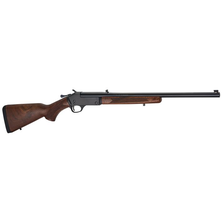 Henry H015360BH Single ShotFull Size 360 Buckhammer 1rd 22" Blued Single Shot Barrel, Blued Drilled & Tapped Stainless Steel Receiver, American Walnut Stock, Right Hand