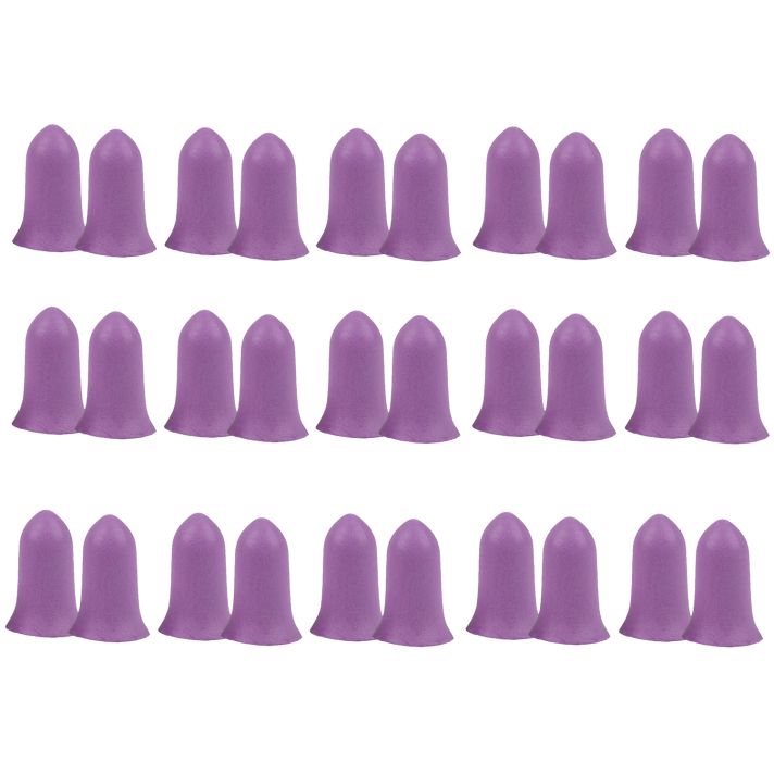 Allen 4134 Tapered Foam Ear Plugs 32 dB Purple 15 Pair