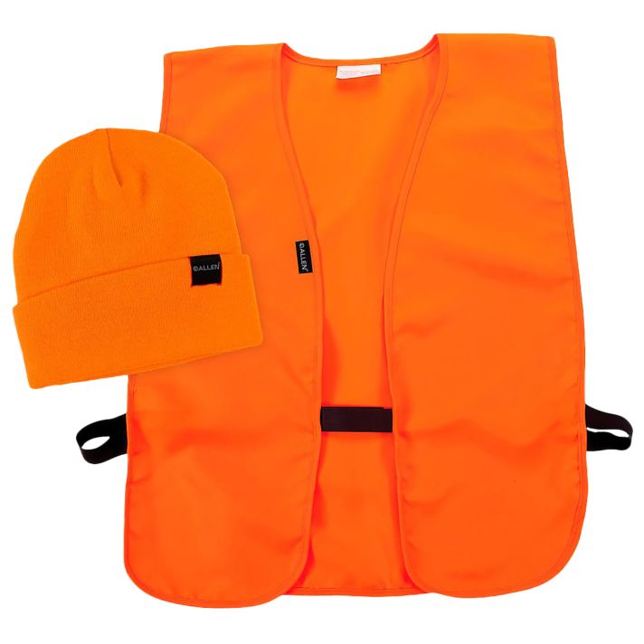 Allen 2394 SafetyVest&Cap Combo Orange Polyester