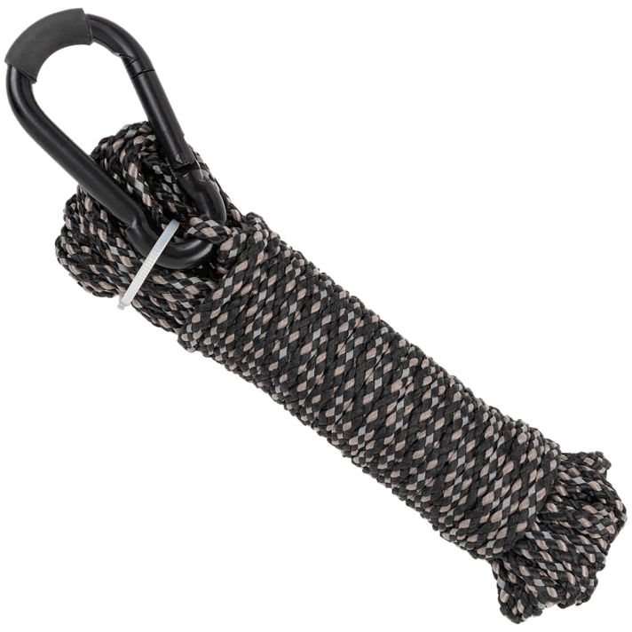 Allen 7248 Reflective Hoist RopeBlack 25' Long