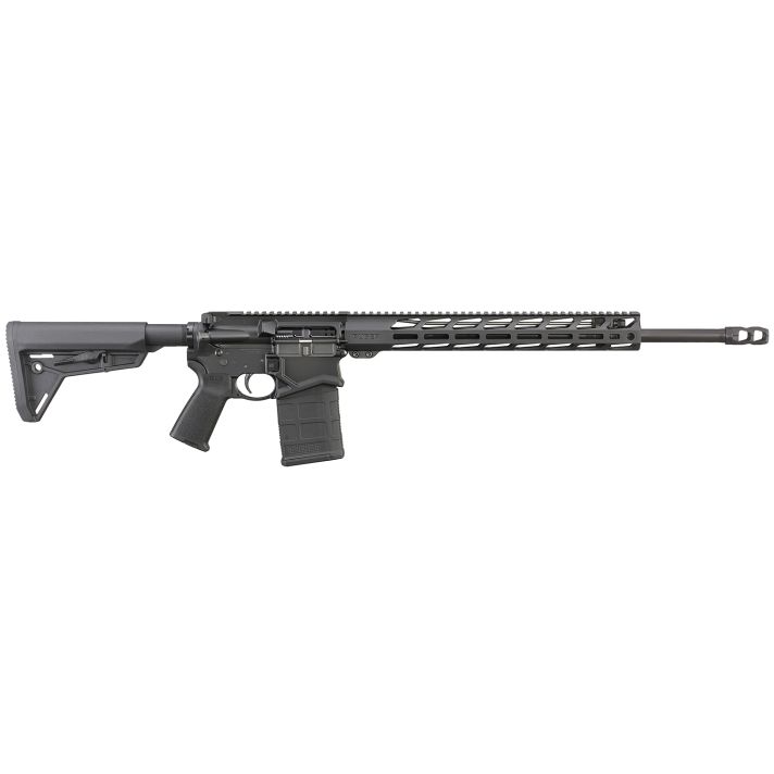 Ruger 5612 SFAR6.5 Creedmoor 20+1 20" Black Threaded Barrel, Black Hard Coat Anodized Picatinny Rail Aluminum Receiver, 15" M-LOK Handguard, Black Synthetic Magpul SL Stock, Black Magpul Grip