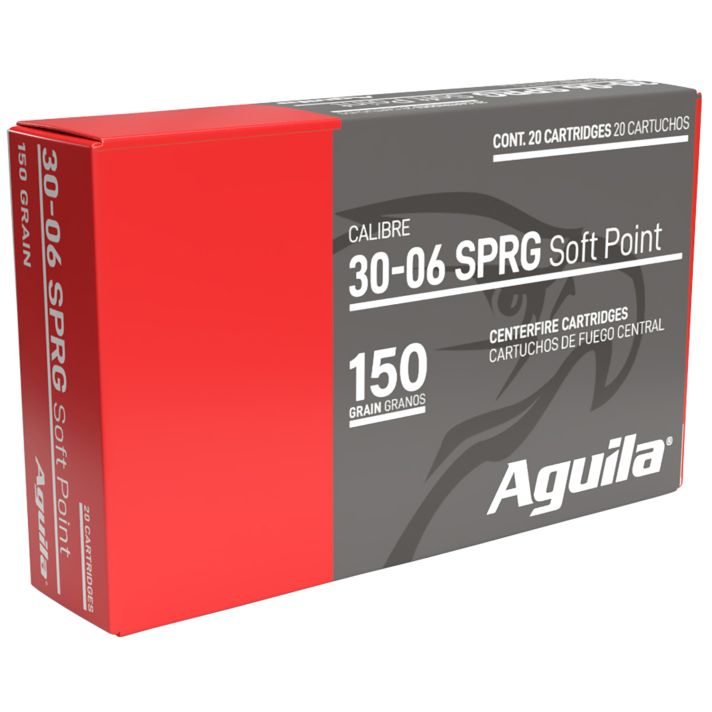 Aguila 8108AG 30-06Springfield 150gr InterLock Boat Tail Soft Point 20 Per Box/10 Case