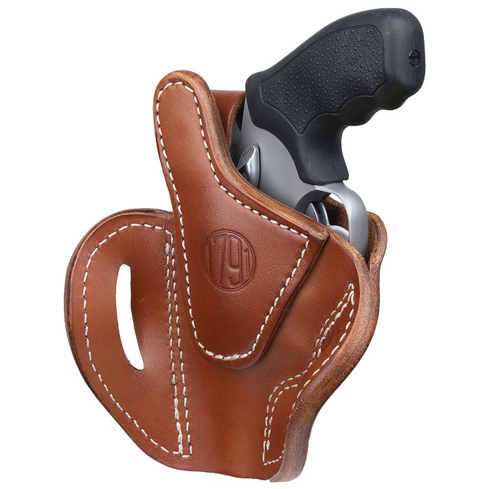 1791 Gunleather RVHX2SCBRR RVHX-2SOWB Size 02S Classic Brown Leather Fits Up to 3" Barrel, K/L-Frame, Belt Slide Right Hand