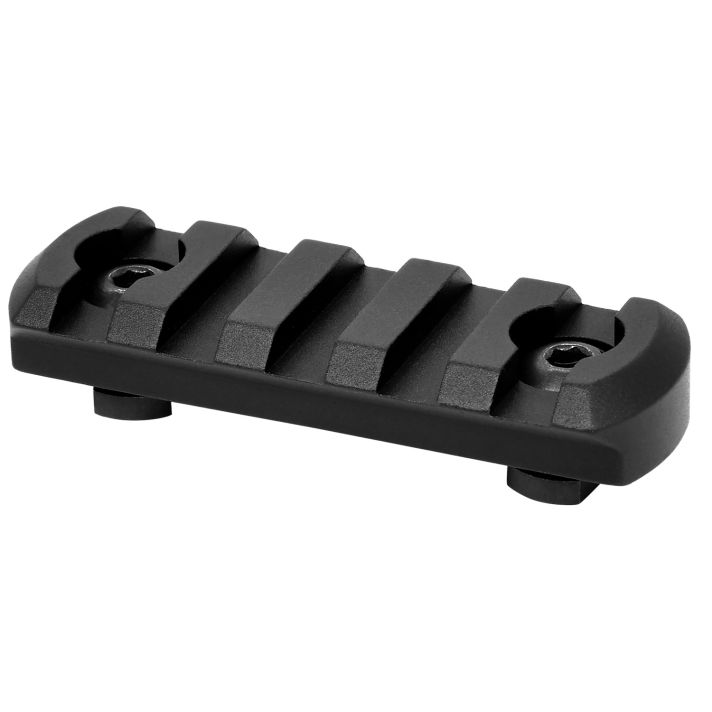 Warne 6202M M-LOK 5-Slot Black Anodized Aluminum