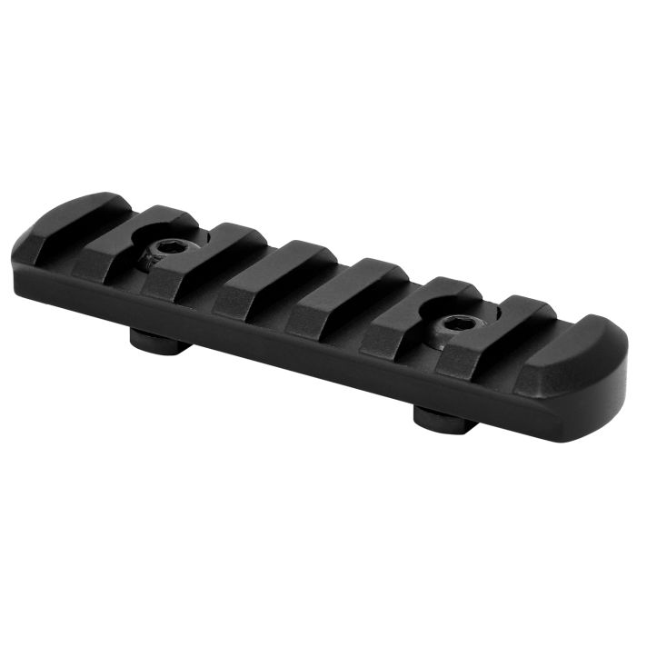 Warne 6203M M-LOK 7-Slot Black Anodized Aluminum