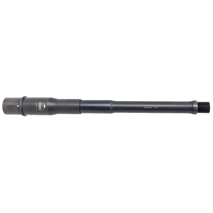Faxon Firearms A0A863P12NGQ Big Gunner Duty 8.6 Blackout 12" Target Crown Black Oxide 4150 Steel Barrel Fits AR10