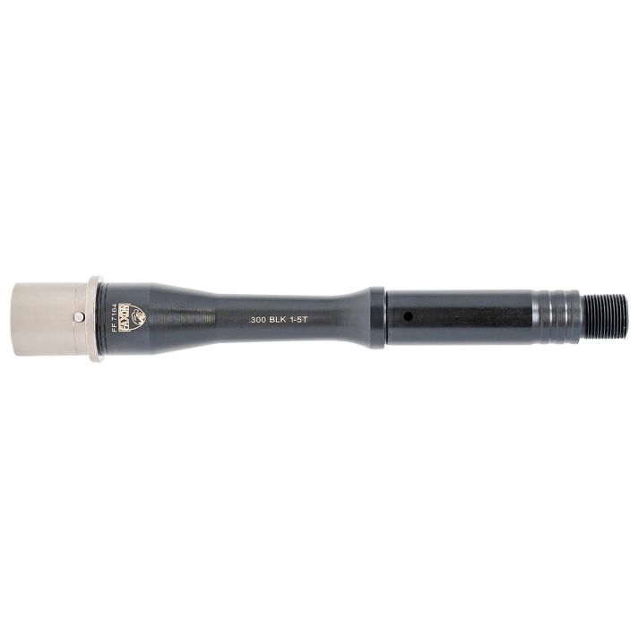 Faxon Firearms 15B35P7NGQ5RNP3 Match Series Gunner 300 Blackout 7.50" QPQ Black Nitride 416R Stainless Steel Recessed Target Crown Steel Barrel