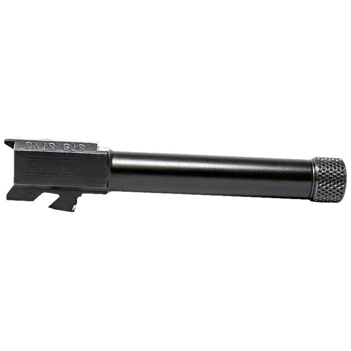 Faxon Firearms GA910N19NGQT Duty Series9mm Luger Compatible w/Glock 19 Gen2-5, Salt Bath Nitride 4150 Steel