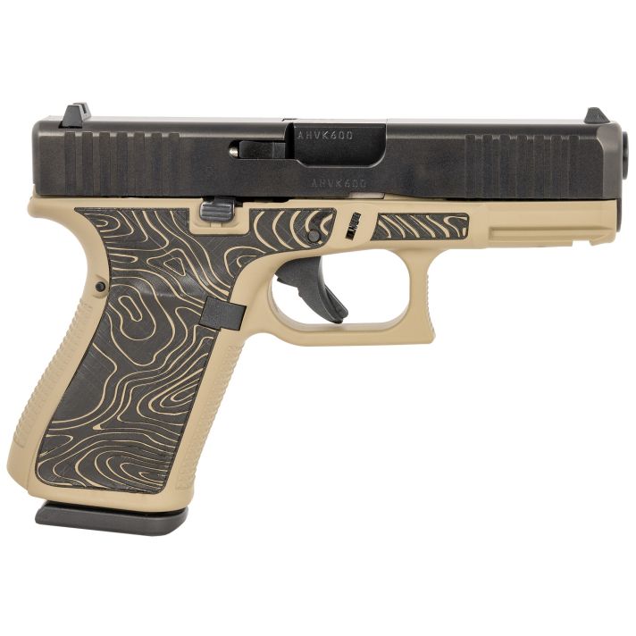 Glock UA195S204EXPCT G19 Gen5 Compact Frame 9mm Luger 15+1 4.02" Black GMB Barrel Serrated Expedition Cerakote Polymer Frame w/Picatinny Rail Ambidextrous, USA Made