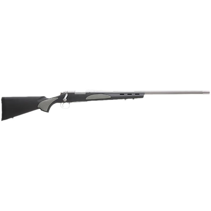 Remington Firearms (New) R84347 700 Varmint SF Full Size 22-250 Rem 4+1 26" Stainless Heavy Fluted/Threaded Barrel, Rail Mount Stainless Steel Receiver, Black Fixed w/Overmolded Panels Synthetic Stock