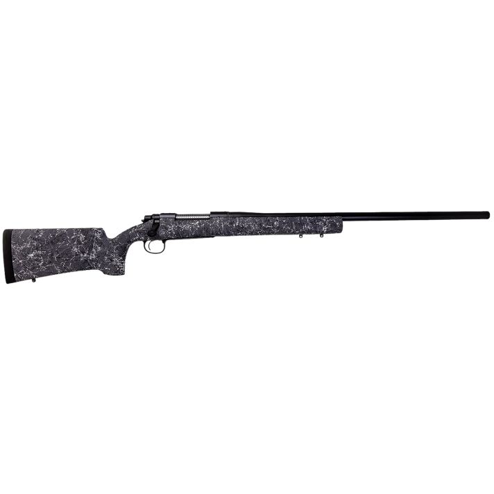 Remington Firearms (New) R84176 700 Long Range Full Size 300 Win Mag 3+1 26" Matte Black Heavy Threaded Barrel, Drilled & Tapped Steel Receiver, Grey w/Black & White Web HS Precision Synthetic Stock