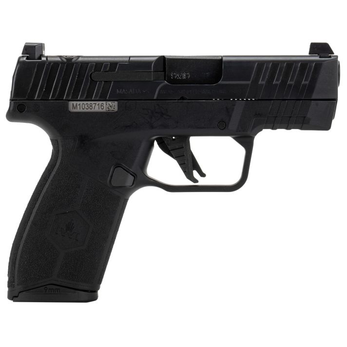 IWI US M9SLIM13E MASADA Slim Elite 9mm Luger 13+1 3.10" Button-Rifled Barrel, Optic Ready/Serrated Slide, Black Polymer Frame w/Picatinny Rail, Black Textured Grip, Ambidextrous