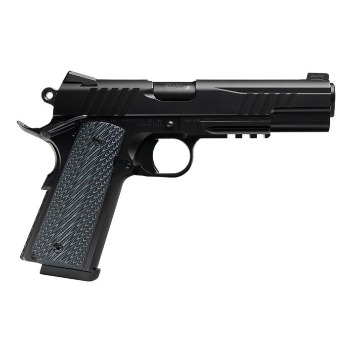 Savage Arms 67211 1911 Government 9mm Luger 10+1 5" Black Stainless Steel Barrel. Black Nitride Serrated Stainless Steel Slide. Black Nitride Stainless Steel Frame w/Picatinny Rail, Black VZ Grip