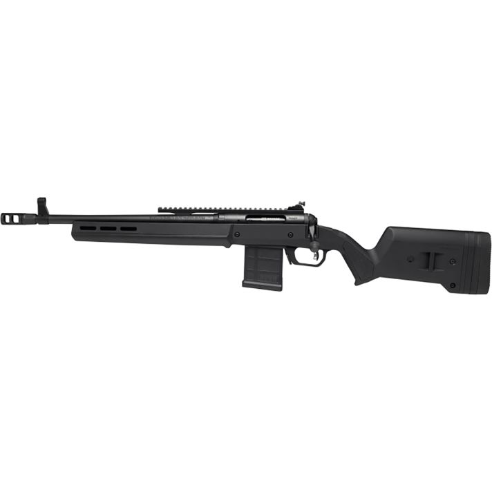 Savage Arms 58186 110 Scout Full Size 450 Bushmaster 5+1 16.50" Matte Black Threaded Barrel, Picatinny Rail Carbon Steel Receiver, Black Magpul Hunter Synthetic Stock, Left Hand