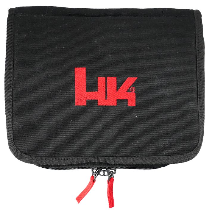 HK 51001075 Pistol Case11.20" Long Black/Red