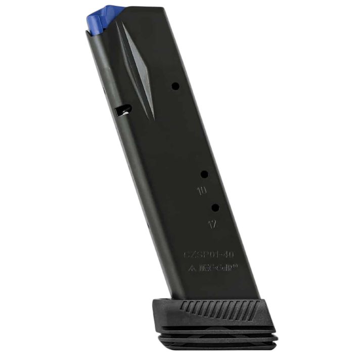 Mec-Gar MGCZ4014DPS 14rd 40 S&W Compatible w/ CZ 75B/85B/SP-01/Shadow/Shadow2 Black