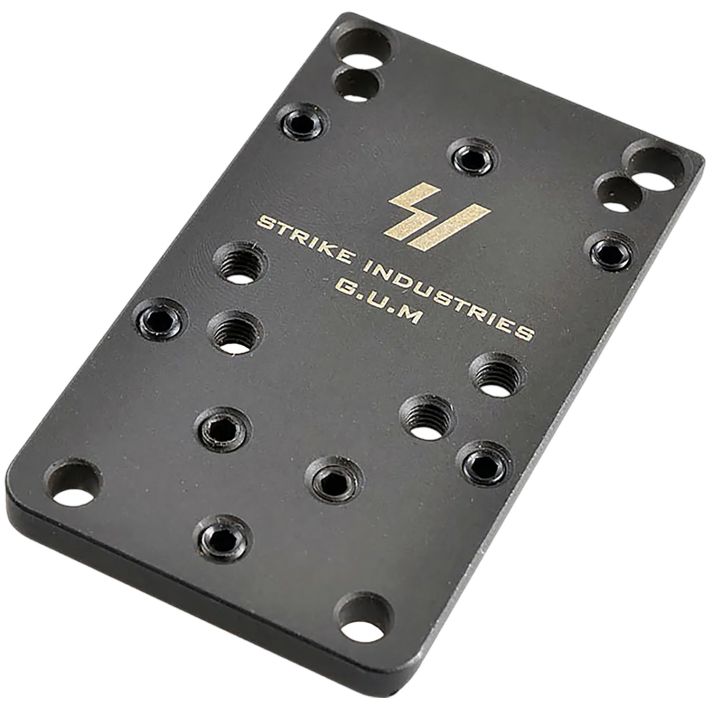 Strike Industries GLOCKGUMV2 Universal Optic Mount for Glock Version 2Black Compatible w/Glock (Except 42/43/43X/48)