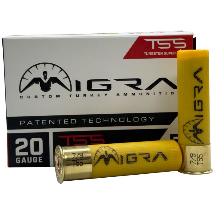 Migra Ammunitions T2079158 TSS Turkey20Gauge 3" 1 5/8oz 7/9Shot 5 Per Box/10 Case